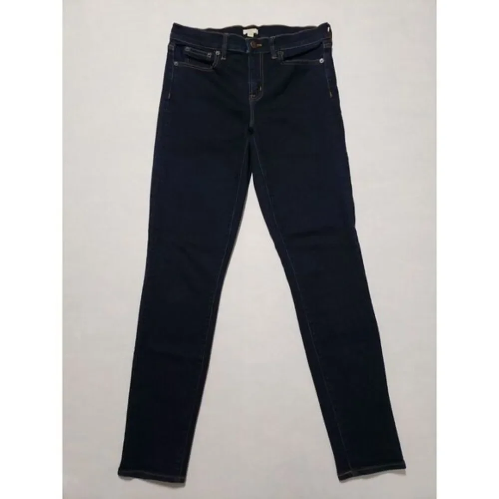 J Crew Stretch Denim‎ Jeans Womens 28 30 Dark Wash Skinny Fit